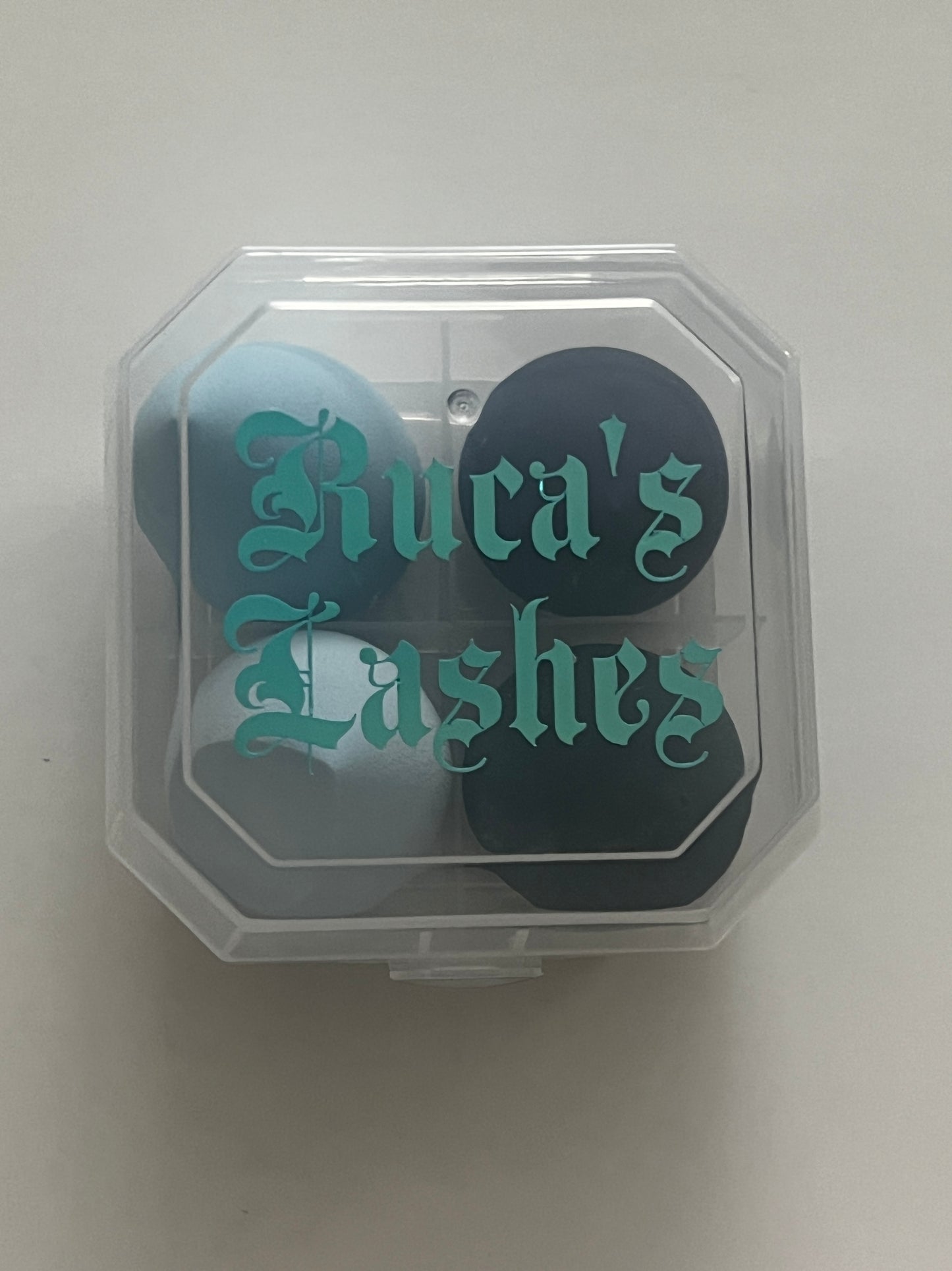 Ruca's Lashes 4 Pcs Makeup Sponge Set With Storage Box