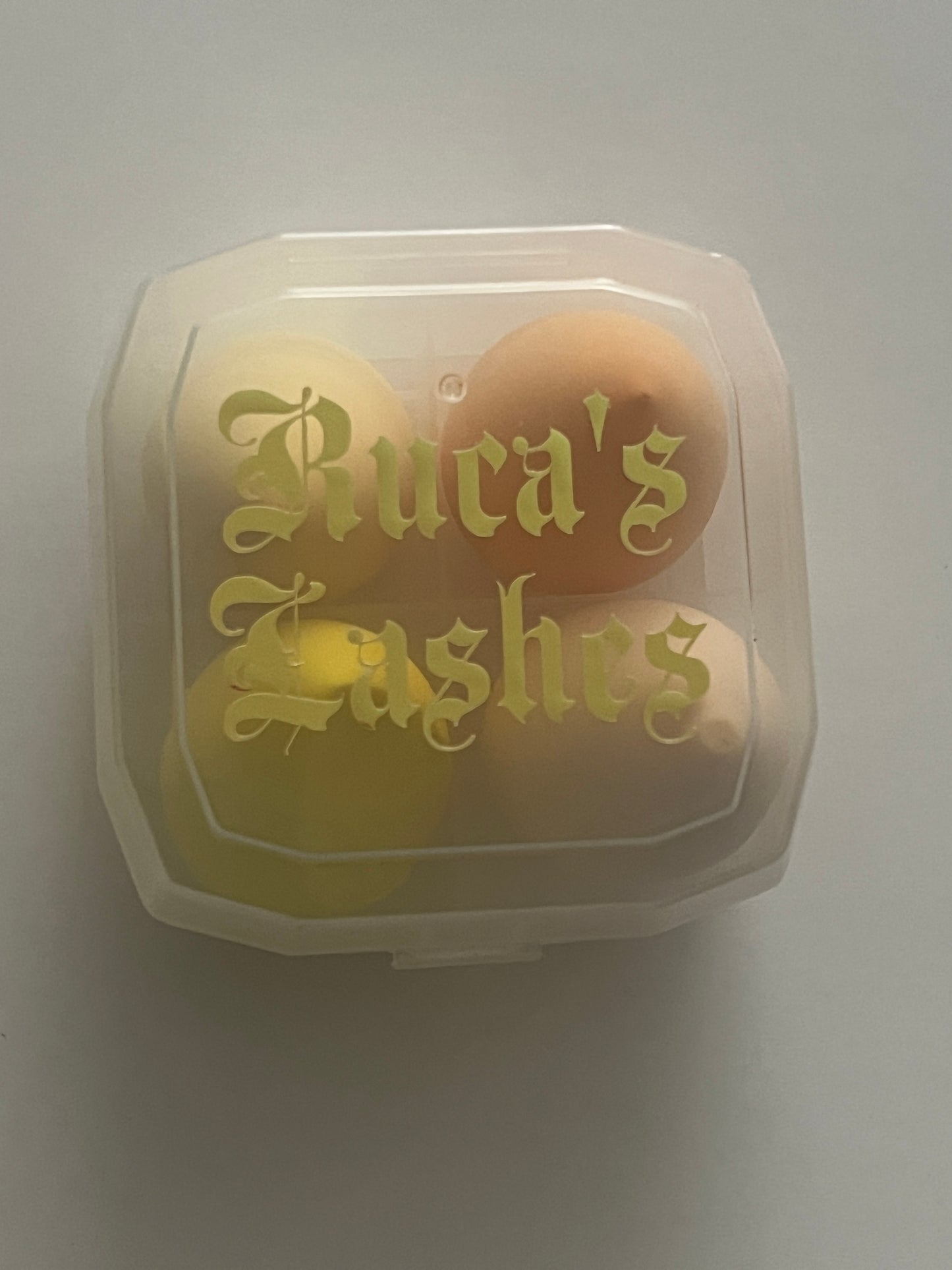 Ruca's Lashes 4 Pcs Makeup Sponge Set With Storage Box