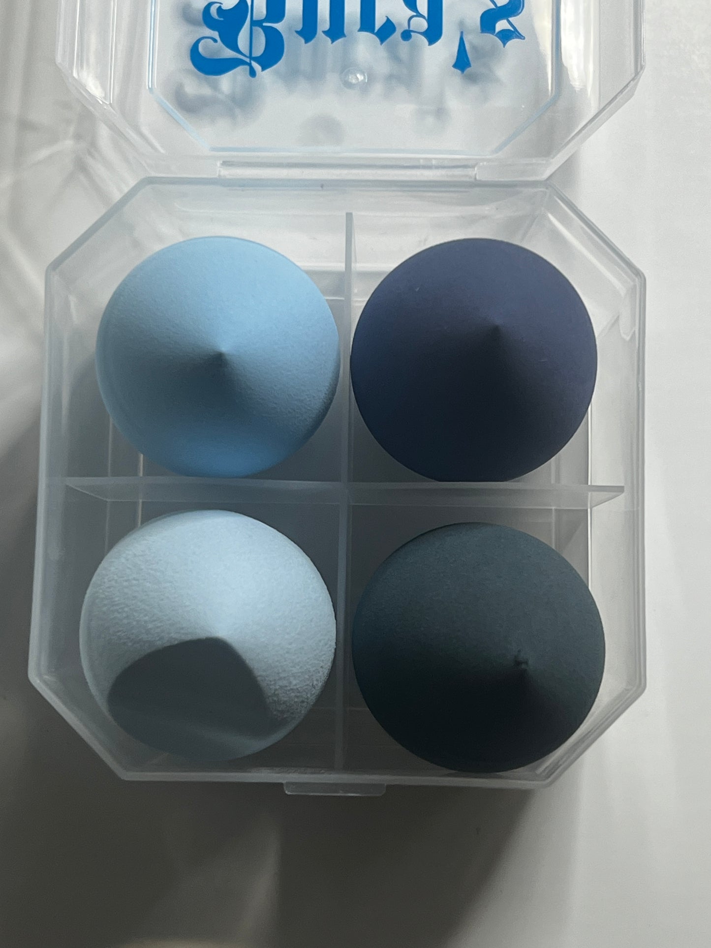 Ruca's Lashes 4 Pcs Makeup Sponge Set With Storage Box